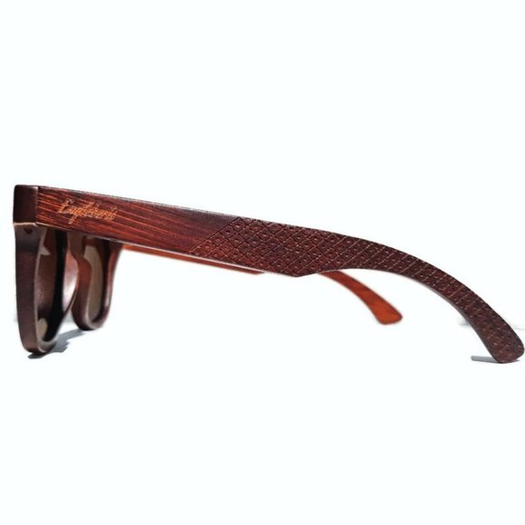 Ebony Wooden Sunglasses, Tea Polarized Lenses main image 5